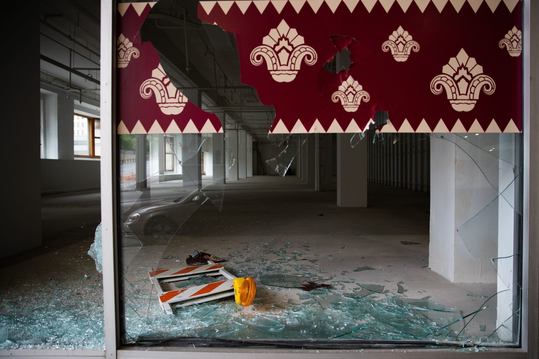 Protest Damage